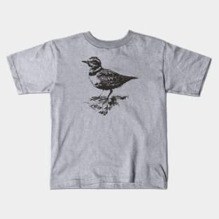 Hand drawn killdeer bird Kids T-Shirt